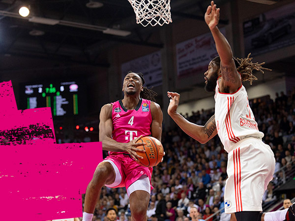 Bevorstehendes Basketball-Spiel zwischen Telekom Baskets und Chemnitz 