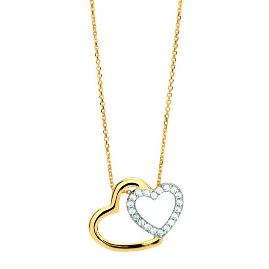 Bild von Echtgold Halskette "Amants"