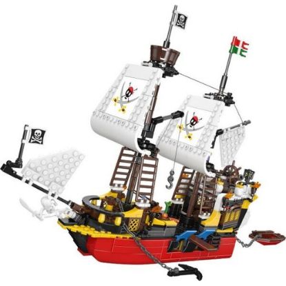 Bild von Bauspielzeug, Piratenschiff