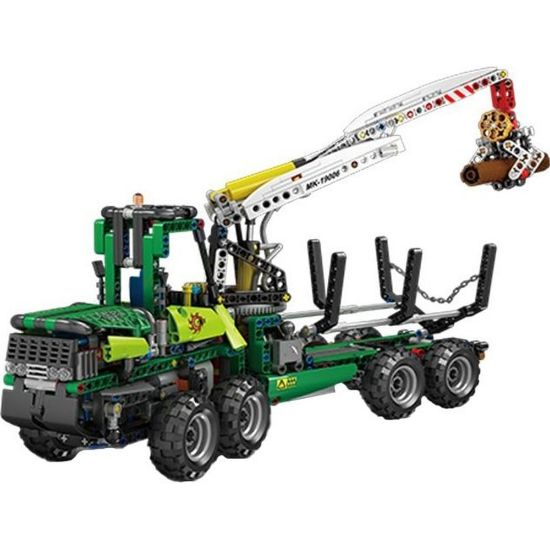 Bild von Bauspielzeug, Holztransporter
