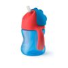 Bild von Strohhalmbecher "SCF796/01", 200 ml, blau/rot