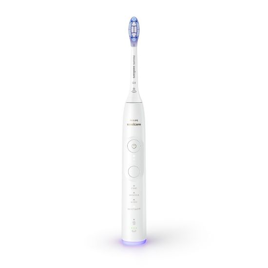 Bild von Elektrische Schallzahnbürste "Sonicare Series 7100 HX7429/01" Doppelpack, weiß/marineblau