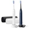 Bild von Elektrische Schallzahnbürste "Sonicare Series 7100 HX7429/01" Doppelpack, weiß/marineblau