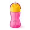 Bild von Strohhalmbecher "SCF798/02", 300 ml, pink/gelb