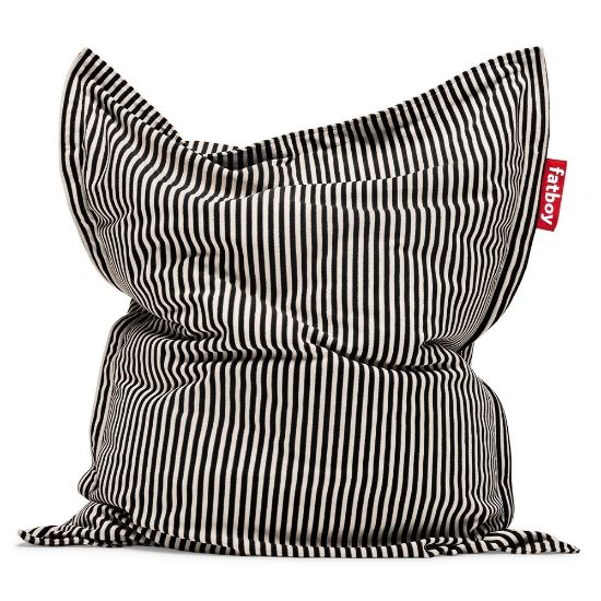 Bild von Sitzsack Original Slim "Terry", Black / Creme