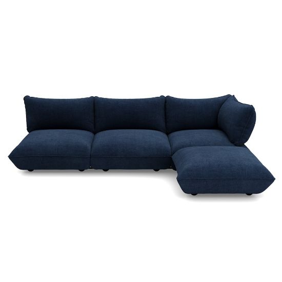 Bild von Modulares Indoor-Sofa "Sumo Corner Right Cord", Deep Blue