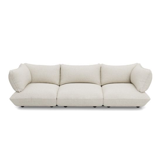 Bild von Modulares Indoor-Sofa "Sumo Grand Bouclé", beige