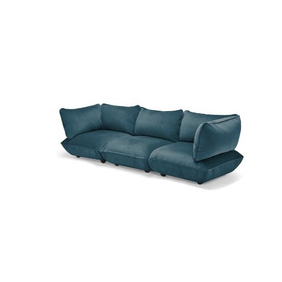 Bild von Modulares Indoor-Sofa "Sumo Grand Velvet", Petrol