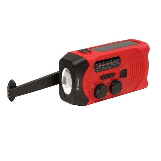 Bild von Notfallradio mit Solar und Kurbelbetrieb