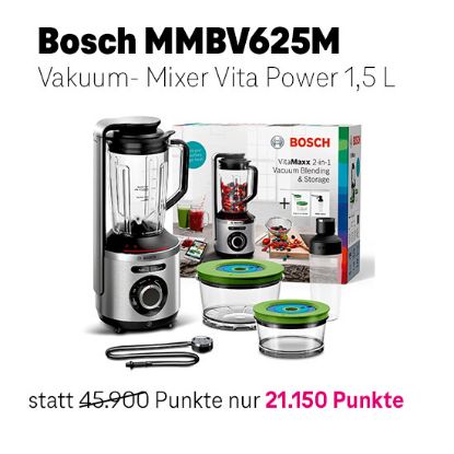 Bild von Bosch Serie 8 Vakuum-Mixer VitaPower 1000 W Silber