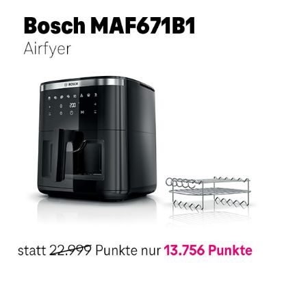 Bild von Bosch Serie 6 Heißluftfritteuse Schwarz