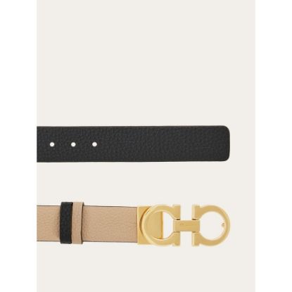 Bild von Wendegürtel "Gancini Belt", Beige/Schwarz, Gr:85