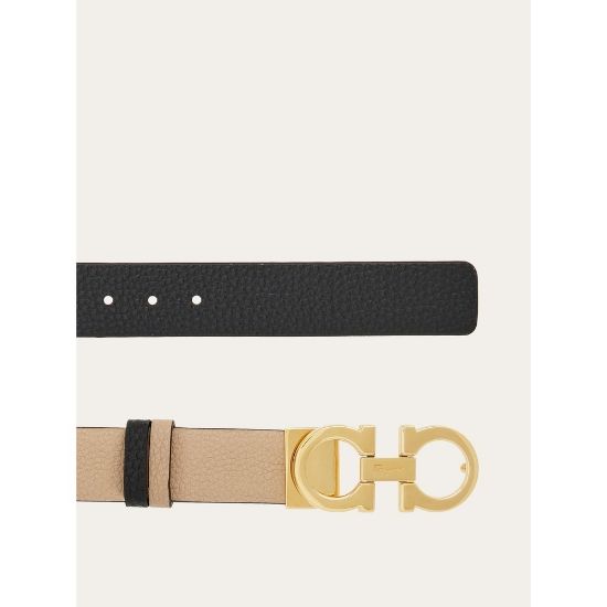 Bild von Wendegürtel "Gancini Belt", Beige/Schwarz, Gr:85