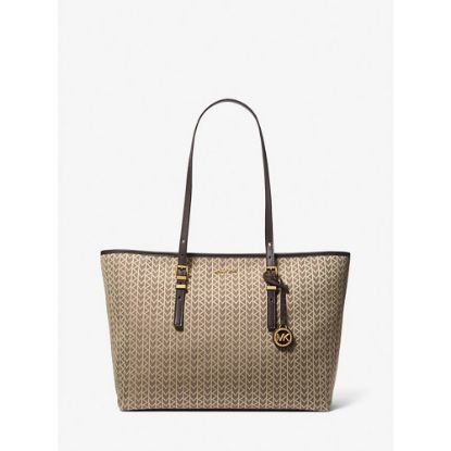 Bild von Shopper "Quinn Large MK2000 Logo Jacquard Tote", Natural