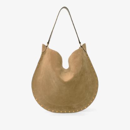 Bild von Schultertasche "Oskan Hobo Soft", Taupe