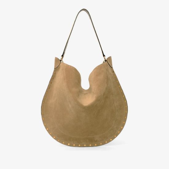 Bild von Schultertasche "Oskan Hobo Soft", Taupe