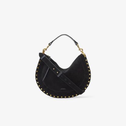 Bild von Schultertasche "Oskan Soft Zip", Black Suede