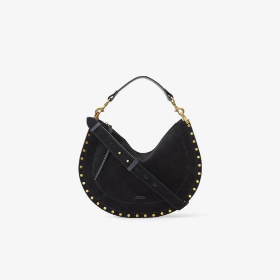 Bild von Schultertasche "Oskan Soft Zip", Black Suede
