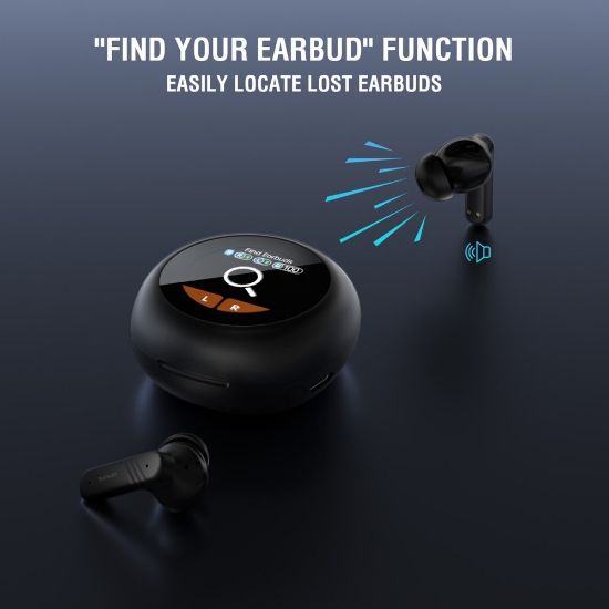 Bild von In-Ear TWS Kopfhörer "SkyBuds Pro Screen ANC", schwarz