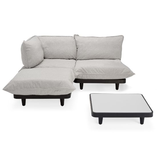 Bild von Lounge-Set "Paletti" medium, Mist + Tisch "Paletti", light grey