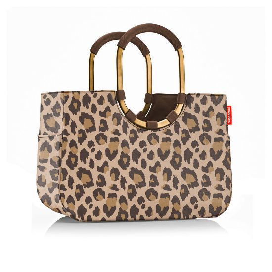 Bild von Einkaufstasche "Loopshopper Frame",L, leo macchiato