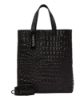 Bild von Handtasche "Paper Bag Croco", M, black