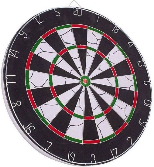 Bild von Dartscheibe mit Pfeilen