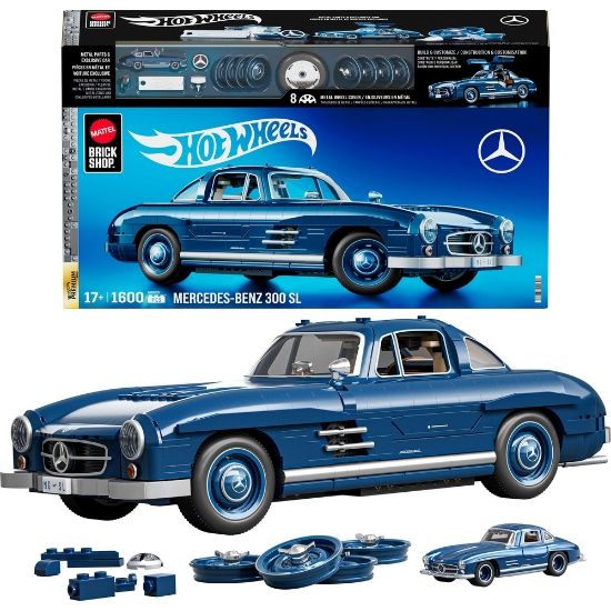 Bild von Bauspielzeug, Premium Mercedes 300 SL "Hot Wheels Brick Shop"