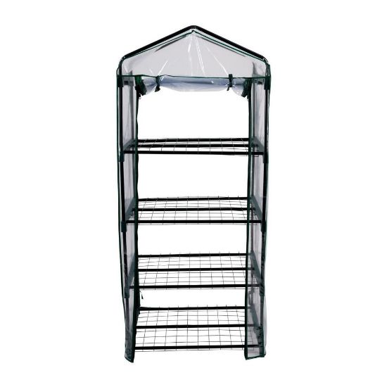 Bild von Foliengewächshaus, 4 Ebenen, 69x49x160cm