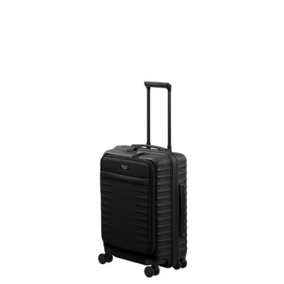 Bild von 4-Rollen-Bordtrolley "Upgrade" mit Vortasche, 55cm, Nightshade Black