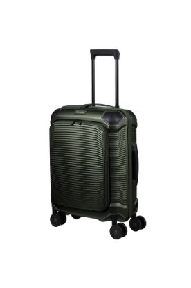 Bild von 4-Rollen-Bordtrolley "Millenium" mit Vortasche, 55cm, Pine Green