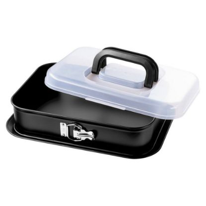 Bild von Springform mit Haube "Bake & Take", 24 x 35 cm, schwarz