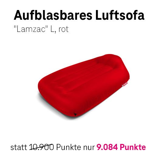 Bild von FATBOY Aufblasbares Luftsofa Lamzac L rot