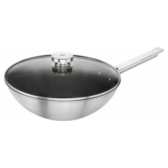 Bild von Wok "Joy Plus", 30cm, silber