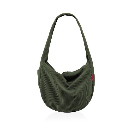 Bild von Umhängetasche "Moonbag", Cord Dark Matcha