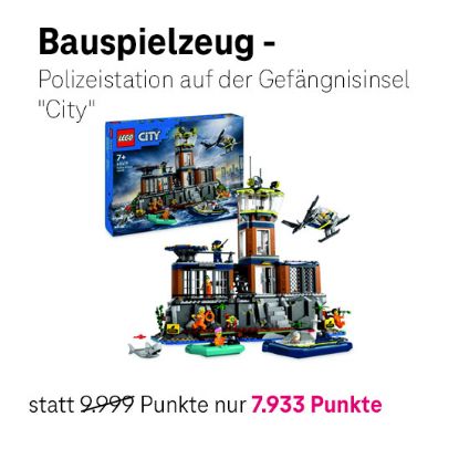 Bild von LEGO Bauspielzeug - Polizeistation auf der Gefängnisinsel "City"