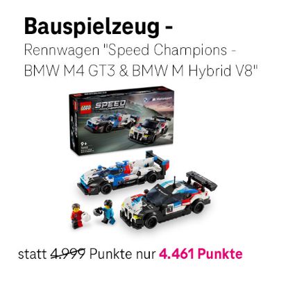 Bild von LEGO Speed Champions Bauspielzeugset - BMW M4 GT3 & BMW M Hybrid V8