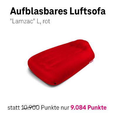 Bild von FATBOY Aufblasbares Luftsofa Lamzac L rot