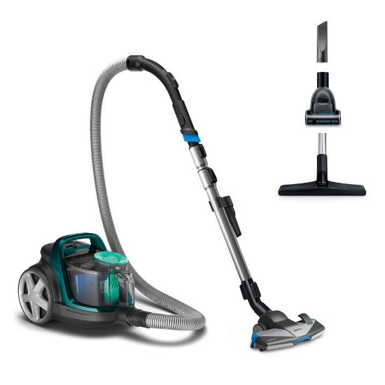 Bild von Beutelloser Staubsauger "PowerProActive FC9555/09", grün/schwarz