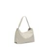 Bild von Schultertasche "Kroko Mira Hobo", M, creme