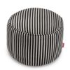 Bild von Pouf Point "Terry", Black / Creme