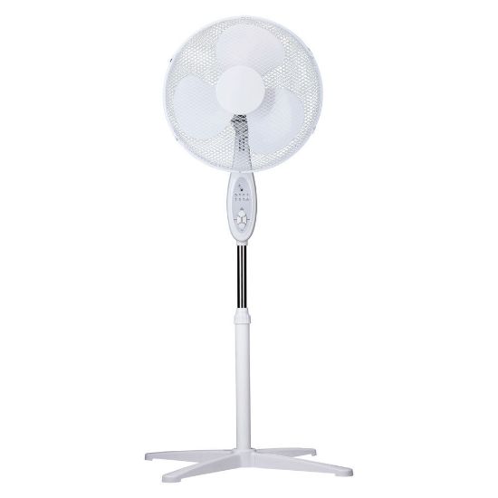 Bild von Standventilator, höhenverstellbar, weiß