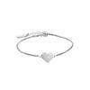 Bild von Armband mit Anhänger "Herz LJ-0328-B-17", silber