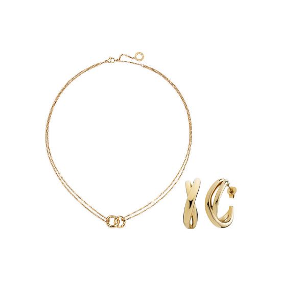 Bild von Schmuck-Set "Waves II", gold