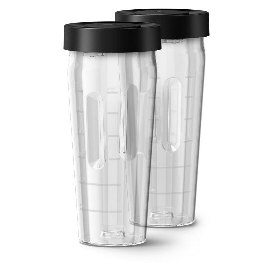 Bild von Trink- und Mixbecher-Set für Standmixer "HR0710/00", 2-tlg.