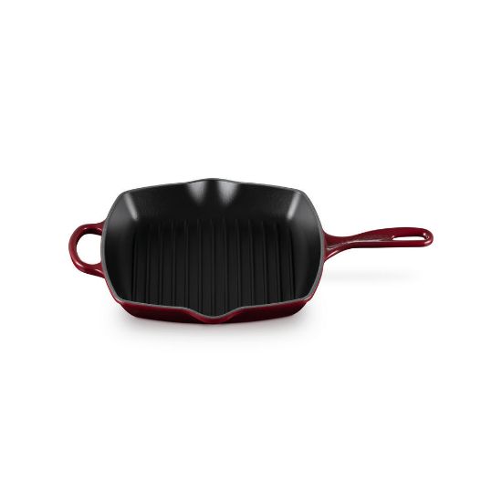 Bild von Grillpfanne "Signature", quadratisch, 26 cm, garnet