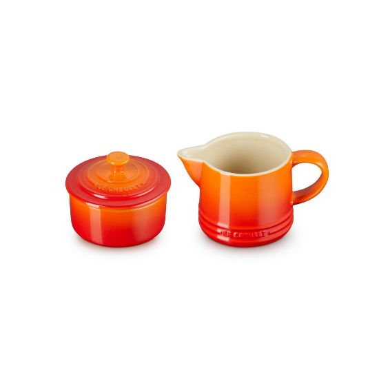 Bild von Zucker- und Milchset "Signature", ofenrot