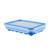 Bild von Eiswürfelbox "Clip & Close", transparent/blau