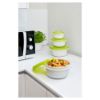 Bild von Mikrowellentopf-Set "Micro Family", 3-tlg., weiß/ apfelgrün