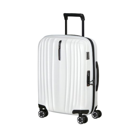Bild von 4-Rollen-Bordtrolley "Nexis" erweiterbar, 55cm, Cotton White